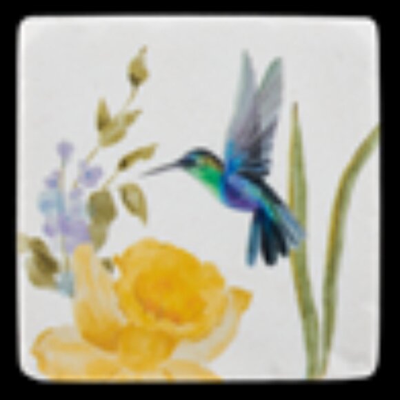 Hummingbird Coaster (4 pc. set) - Picture 2 of 5